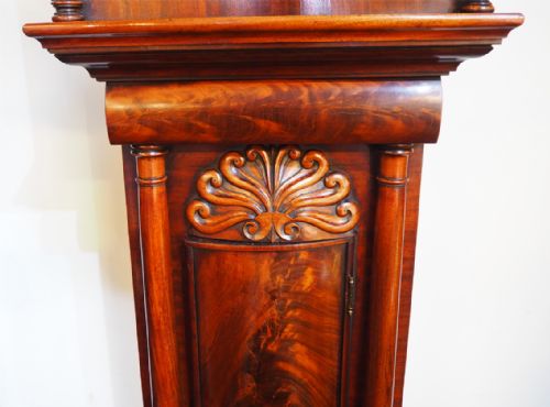fig 2. SCOTTISH MAHOGANY 8 DAY LONGCASE CLOCK