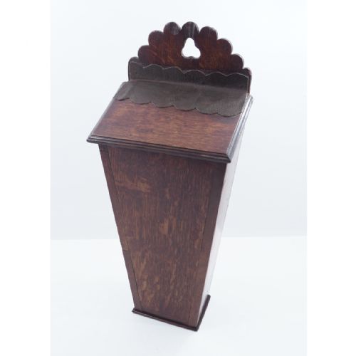 Georgian Oak & Mahogany Candle Box