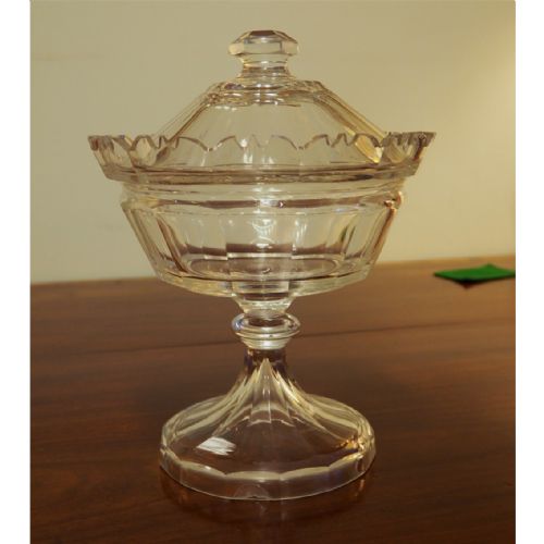 Mid 19th Century Cut Glass Sweetmeat Dish