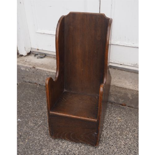 Georgian Elm Child's Rocking Chair