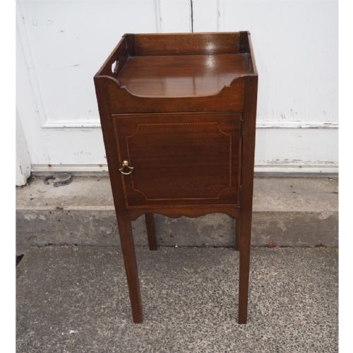 19th Cent. Scottish Mahogany Bedside Cupboard