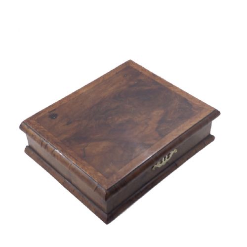 Queen Anne Walnut Veneered Lace Box