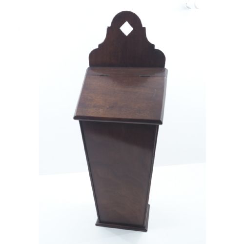 19th Century Mahogany Hanging Candle Box