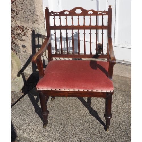18th Century Walnut Drunkards Chair