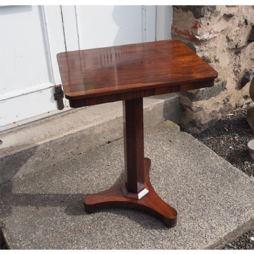 Good Regency Rosewood Lamp Table