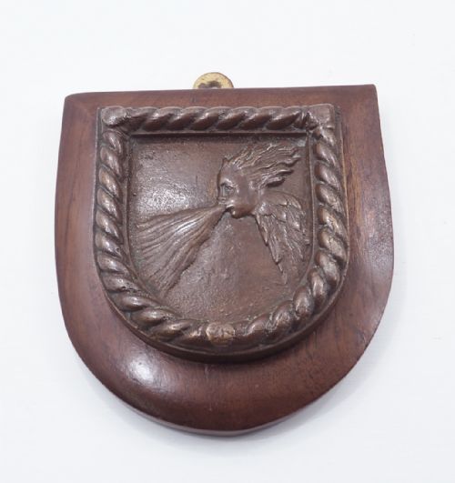 Unusual Georgian Bronze Fire Placque
