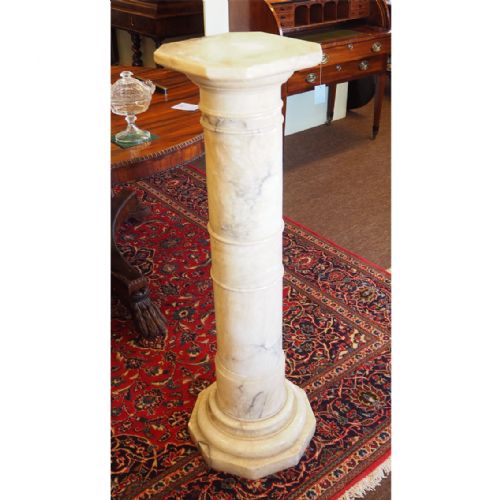 Victorian "Take Down" Alabaster Column