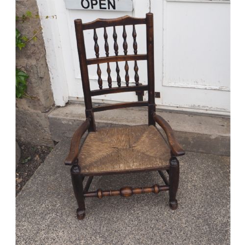 Good 19th Century Spindle Back Nursing Chair