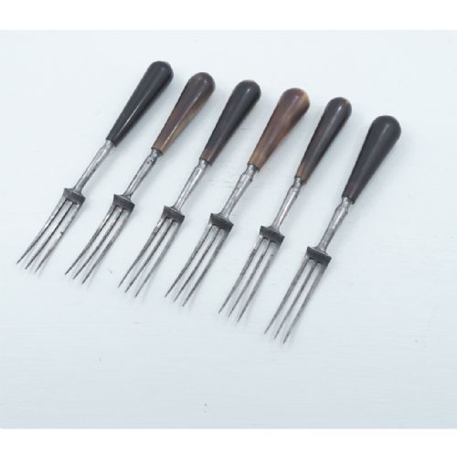 Rare Set of Six Georgian Scottish Forks