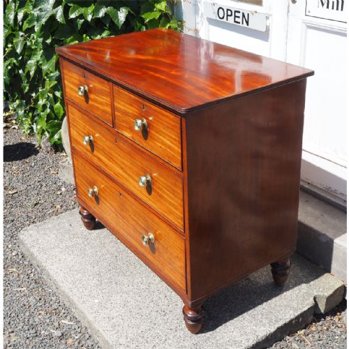 fig 1. SMALL REGENCY GILLOWS MAHOGANY CHEST