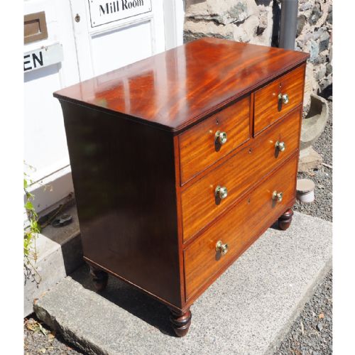 fig 2. SMALL REGENCY GILLOWS MAHOGANY CHEST