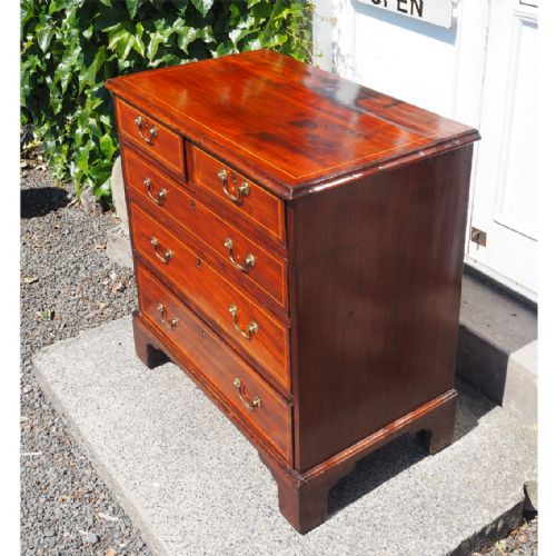 fig 1. VERY SMALL GEORGIAN MAHOGANY CHEST