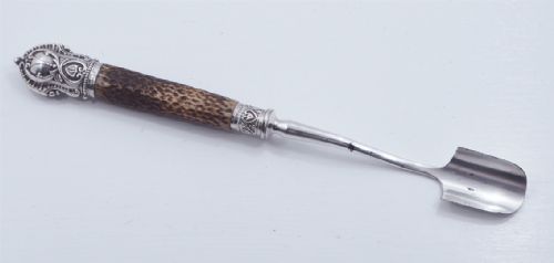 Victorian Silver Mounted Stilton Scoop