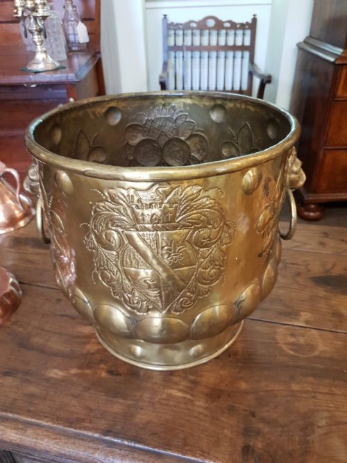 Good Quality Victorian Brass Planter