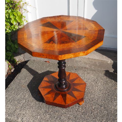 fig 1. FINE 19th CENTURY SPECIMEN WOOD TABLE