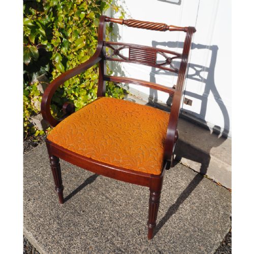 Whitehaven Gillows Type Mahogany Arm Chair