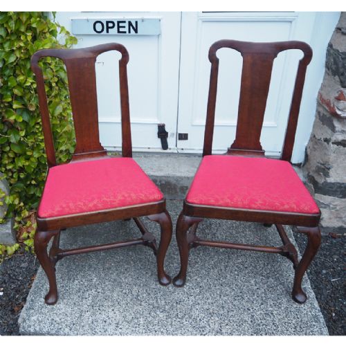 Pair of Early Georgian Walnut Hand Chairs
