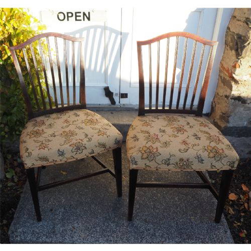 Superior Pair of Georgian Mahogany Chairs