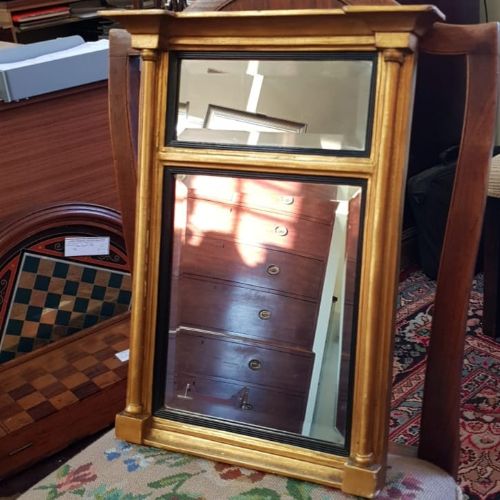 Delightful Small Regency Giltwood Pier Mirror