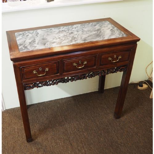 18th Century Chinese Rosewood Writing Table