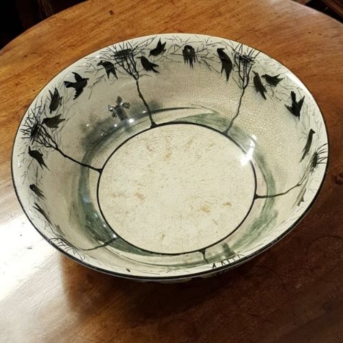 Rare Scottish Large Wemyss Earlshall Bowl