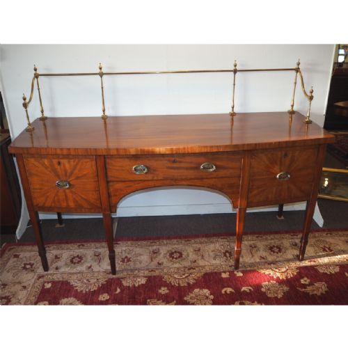 Large Georgian Scottish Bow-front Sideboard