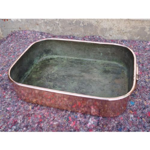 Large Benham & Froud Copper Roasting Pan