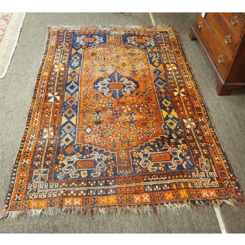 Antique Persian Shiraz Rug of Nice Colours