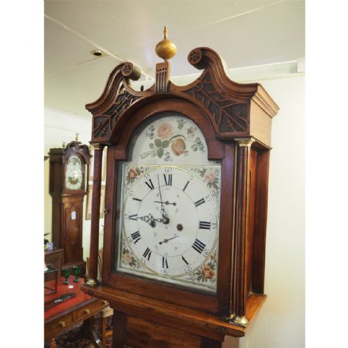 fig 1. EARLY SCOTTISH 8 DAY LONGCASE CLOCK