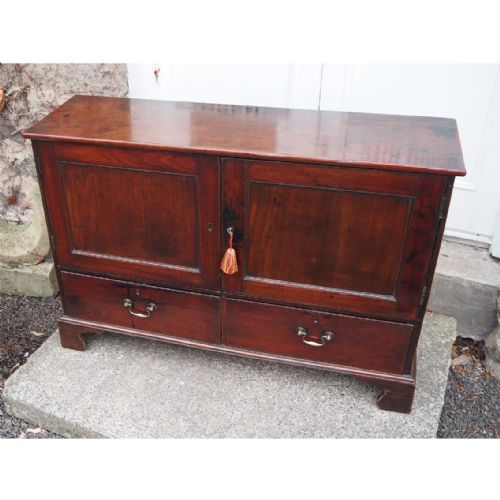 18th Century Cuban Mahogany Narrow Cabinet