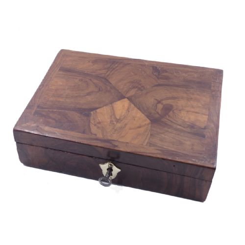 Early 18th Century Walnut Oyster Box