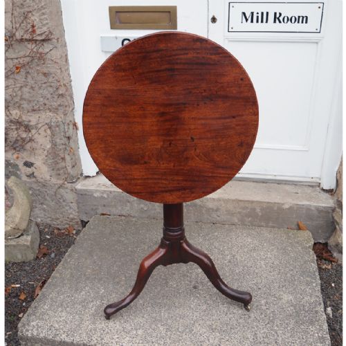 George II Cuban Mahogany Tripod Table