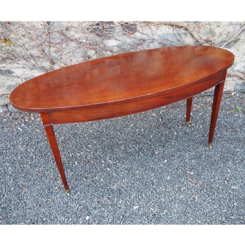 Unusual Large 18th Century Oval Centre Table