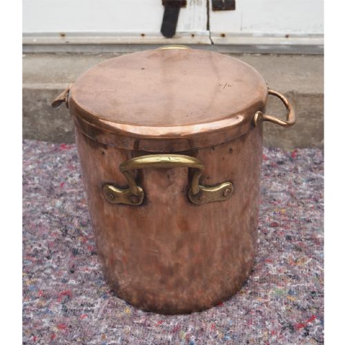Large Early 19th Century Copper Cooking Pot