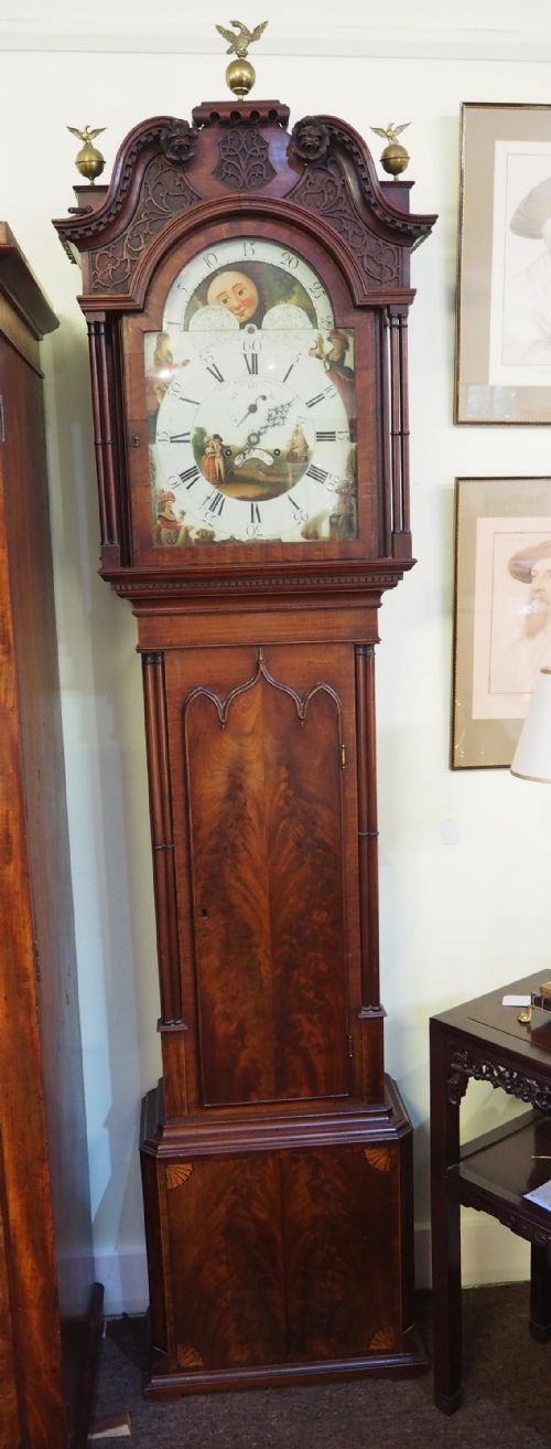 Fine 18th Century 8 Day Mahogany Longcase Clock