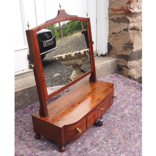 Georgian Scottish Mahogany Dressing Mirror