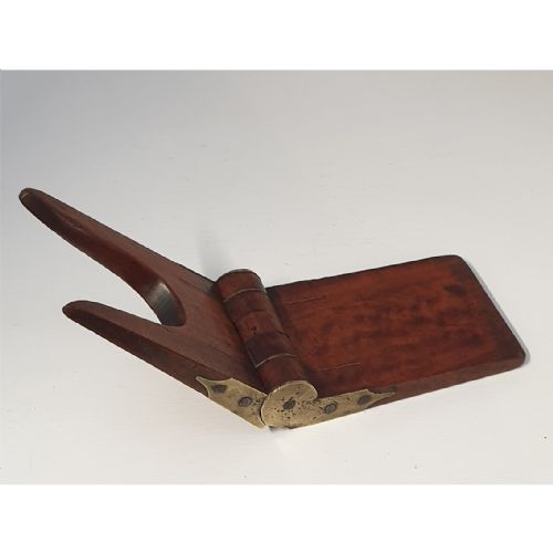 18th Century Walnut and Brass Boot Jack
