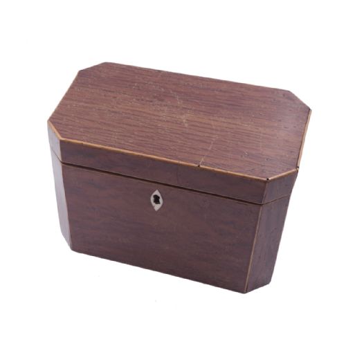 18th Century Partridge Wood Tea Caddy