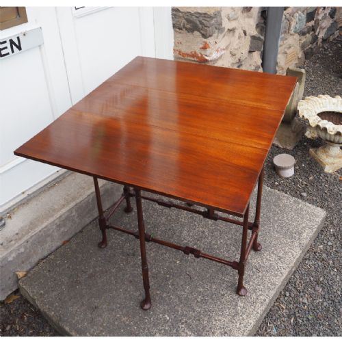 George 3rd Style Mahogany Spider Leg Table