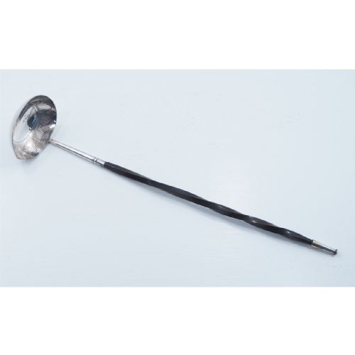 Large Georgian Scottish Silver Toddy Ladle