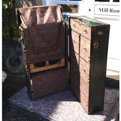 fig 1. EDWARDIAN WHATAJOY LONDON TRAVELLING TRUNK