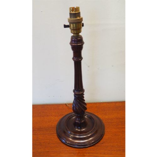 18th Century Converted Candlestick Lamp