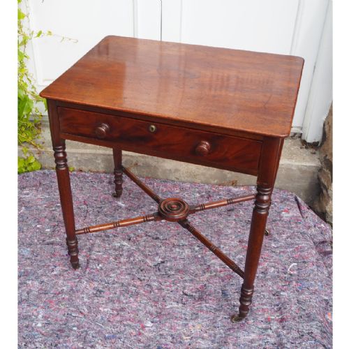 Small Georgian Mahogany Side Table