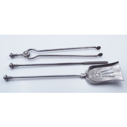 Set of Georgian Polished Steel Fire Irons