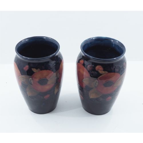 Stunning Pair of Large Early Moorcroft Vases