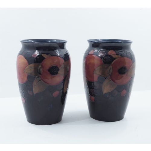 fig 1. STUNNING PAIR OF LARGE EARLY MOORCROFT VASES