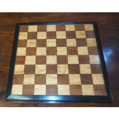 Georgian Table Top Chess Board