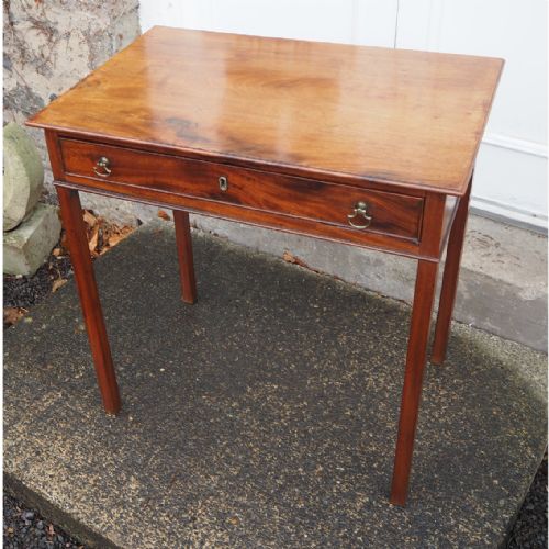 Small 18th Century Mahogany Side Table