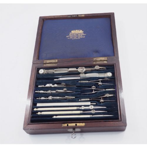 fig 1. HIGHEST QUALITY DRAWING INSTRUMENT SET