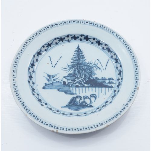 Good 18th Century Bristol Delft Plate